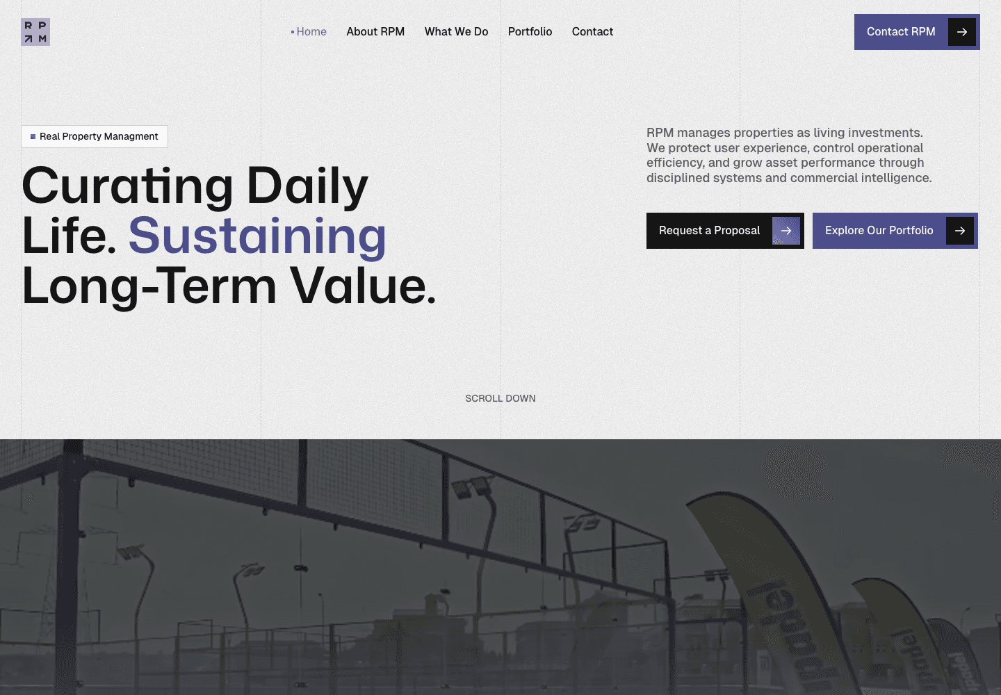 RPM website homepage