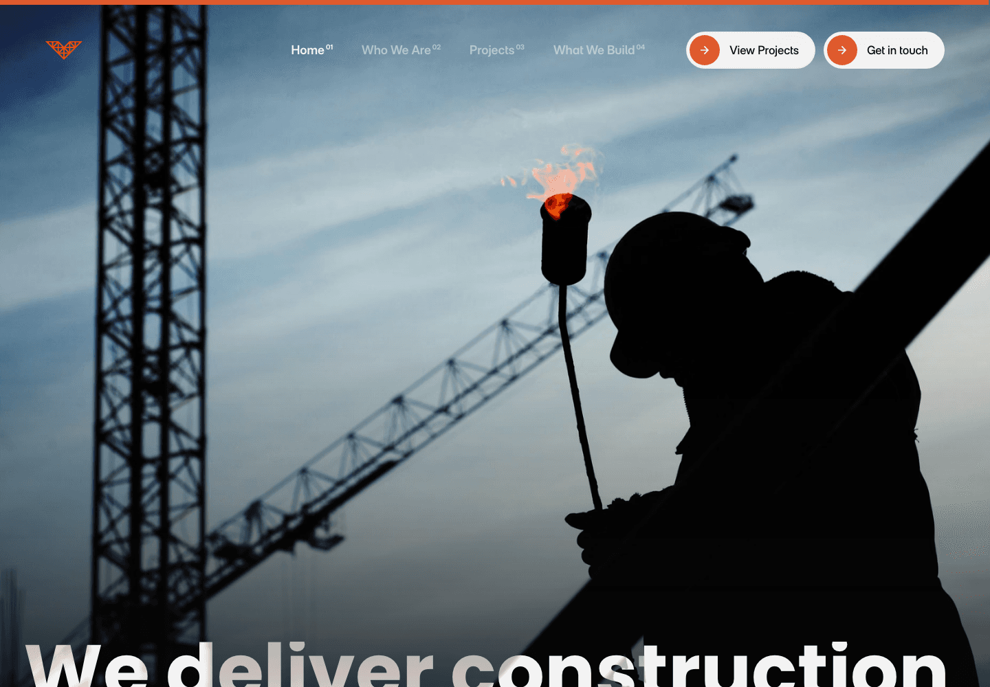 Value Construction website homepage